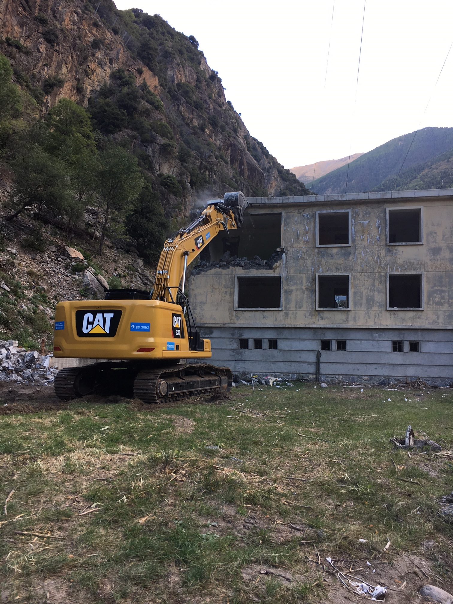 Reconstruction du bâtiment de commande du Poste Electrique de Valabres – Phase 1